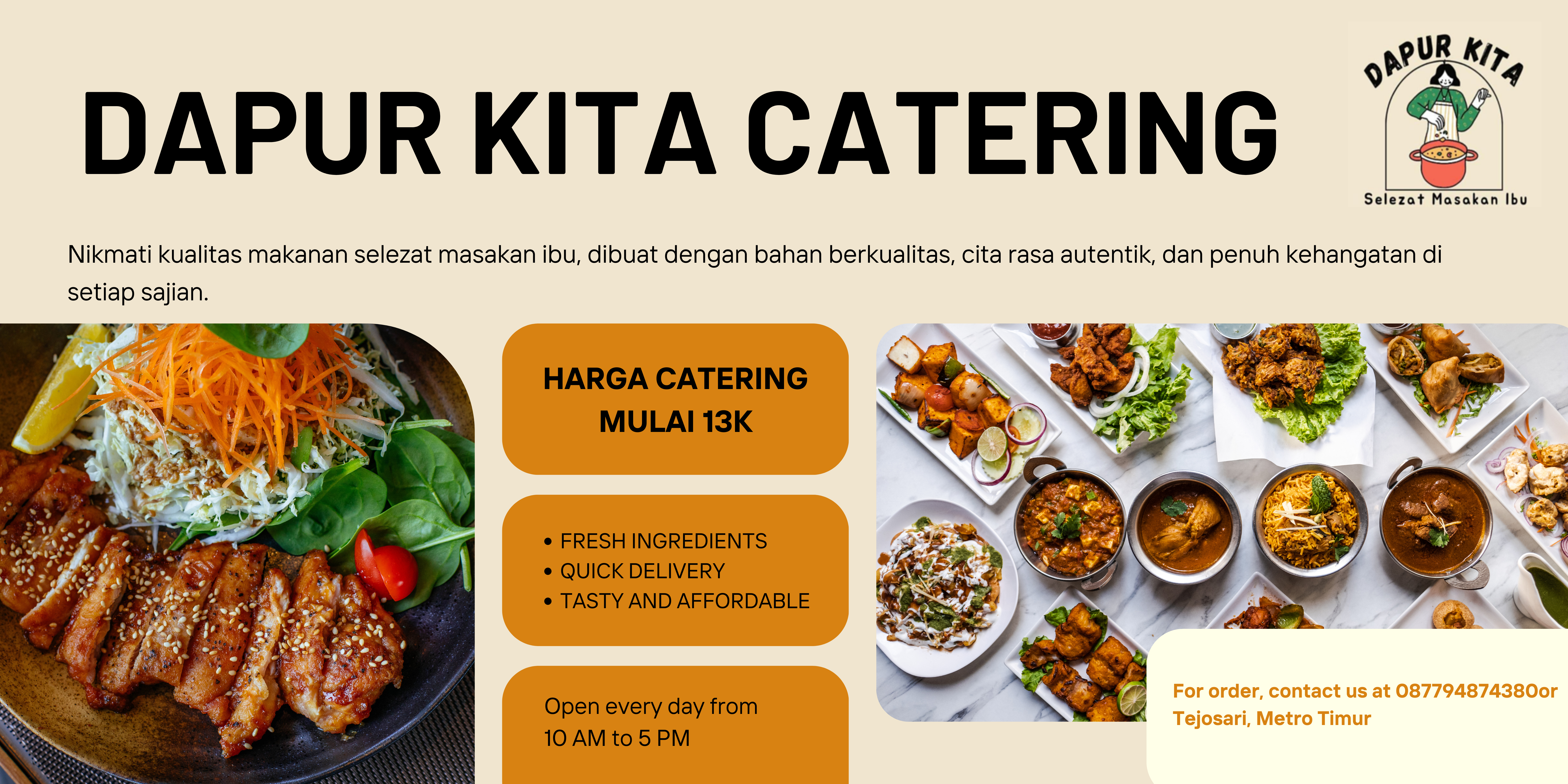 Banner Dapur Kita Catering